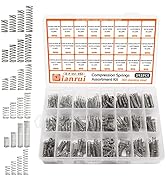 Dianrui 392PCS Compression Springs Assortment Kit 24 Different Sizes Mini Stainless Steel Mechani...