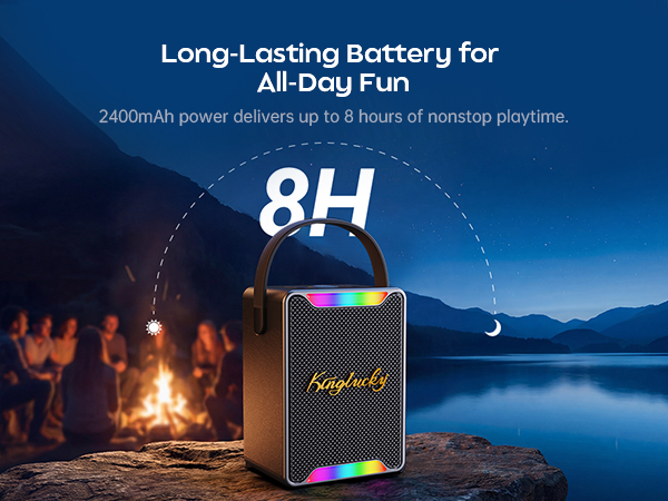 Karaoke Machine for Kids and Adults, Portable Karaoke Machine with 2 Wireless Microphones