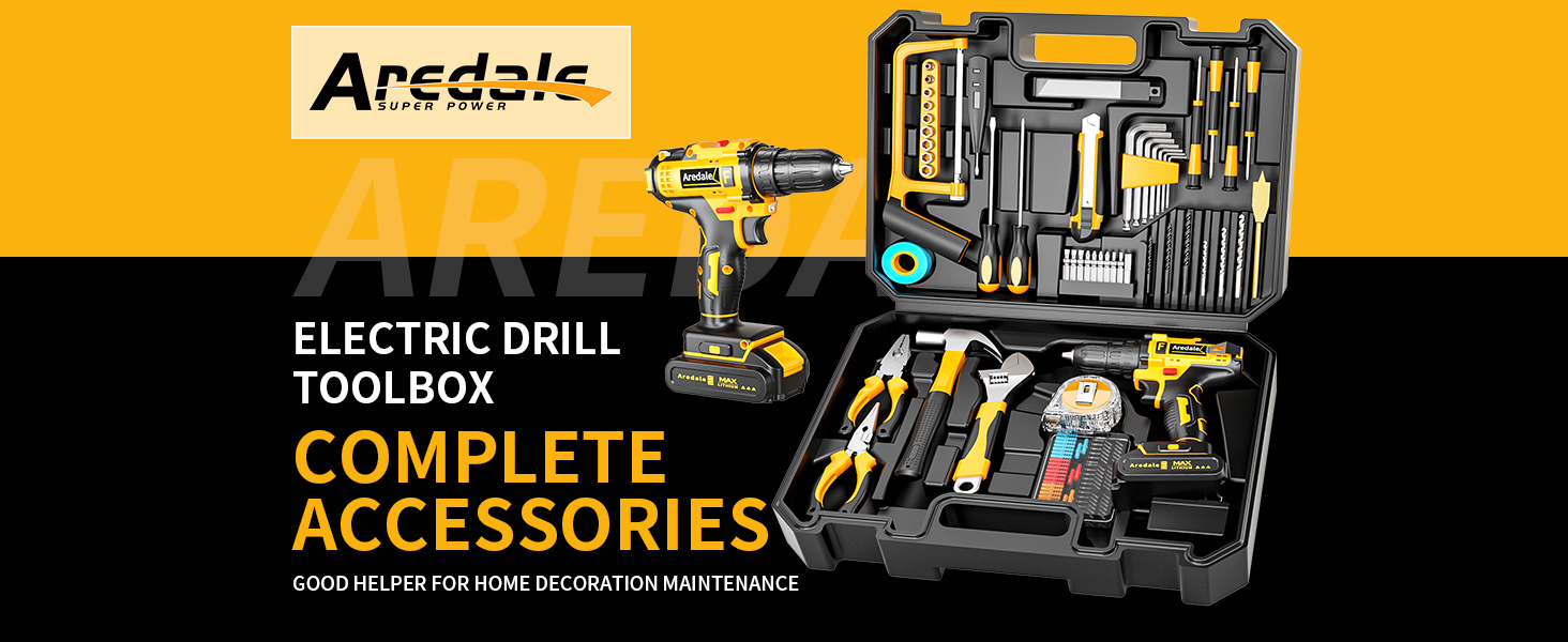 Drill Driver and Home Tool Set