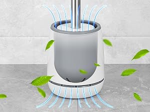 Toilet brush and holder set