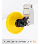 TZ3.0 Upgrade P1S Hardened Steel Extruder Gear,High Filament Flow Durable Performance,Assembly Fi...
