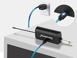 Wireless Microphone Set with Headset and Lavalier Lapel Mics