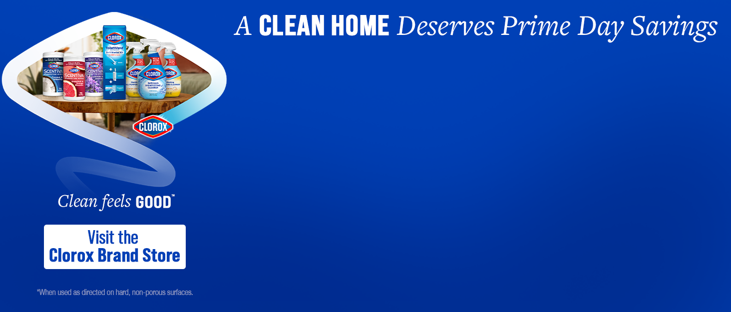 A clean home starts with Clorox