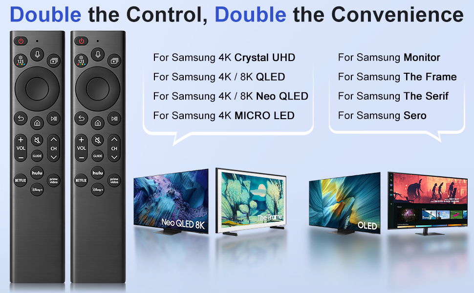 Voice Remote Replacement for Samsung-TV-Remote-Control,for All Samsung Smart TV