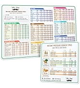 Mr. Pen- Pressure Cooker Cheat Sheet Magnet Set, Instant Pressure Cooker Times, Magnetic Pressure...