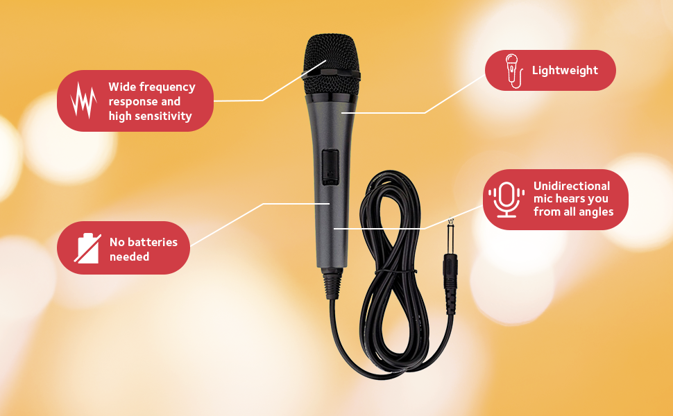 Classroom Home Hand Held Mics App Recording Microphone MC System Device Rechargeable Chargeable USB