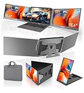 MT-VIKI 15.6 inch Laptop Screen Extender, Potable Screen for Laptop Only One USB-C Cable Connecti...