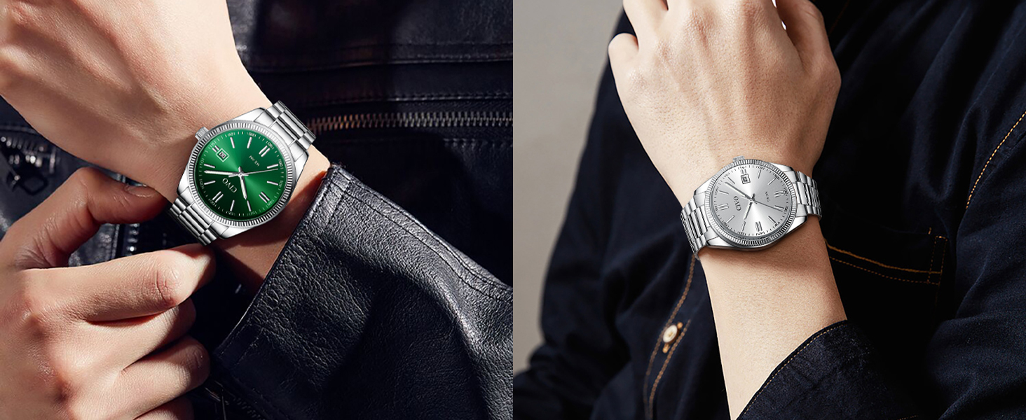 silver watch for men