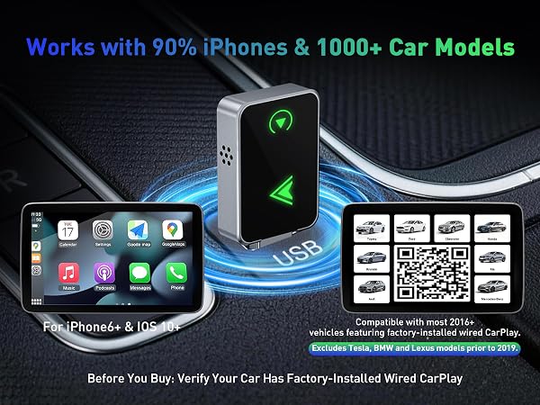 apple car play wireless adapter