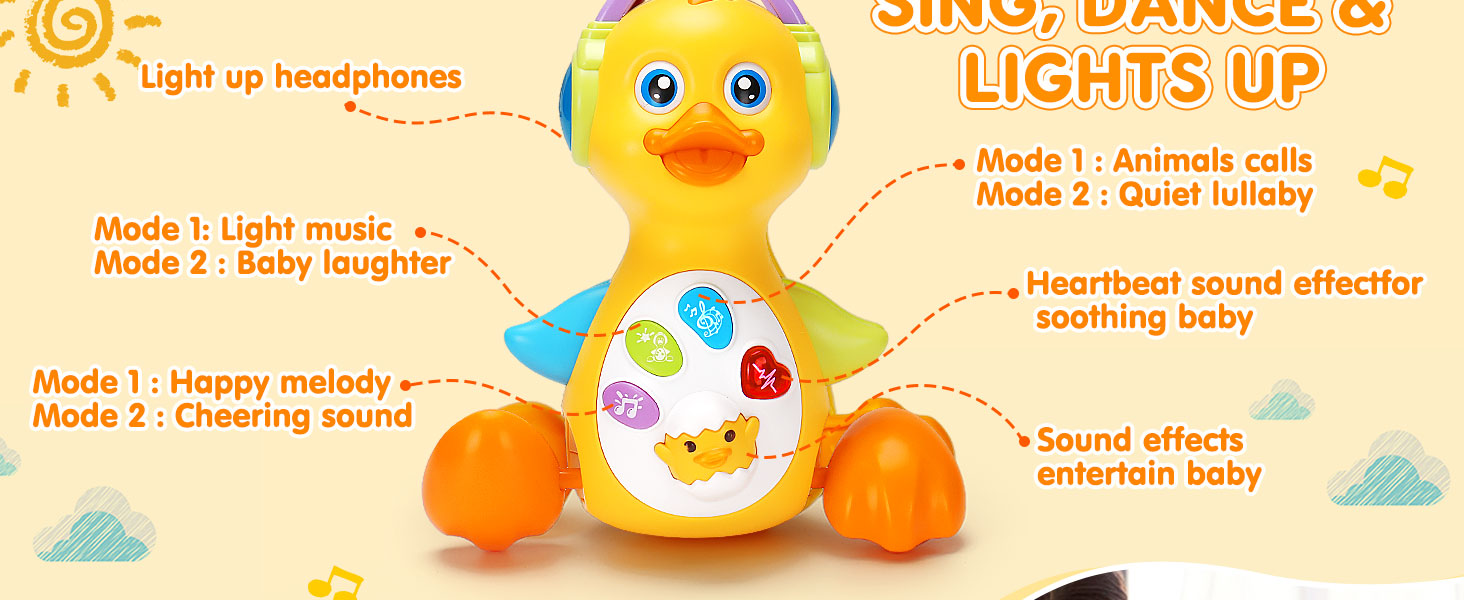 baby crawling musical light up tummy time toy gifts for 3 4 5 6 7 8 month old boy girl baby gifts