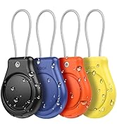4 Pack Protect Case Compatible with Apple AirTag, Secure GPS Tracker Holder Waterproof with Wire ...