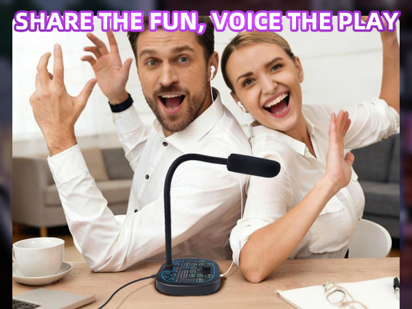 Voice Modulator Changer Microphone Mini Sound Board