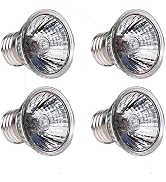 CTKcom 25W UVA+UVB Reptile Bulbs(4 Pack)- 110V Lizard Lamp Heating Lamp Spot Lamp for Turtle Aqua...