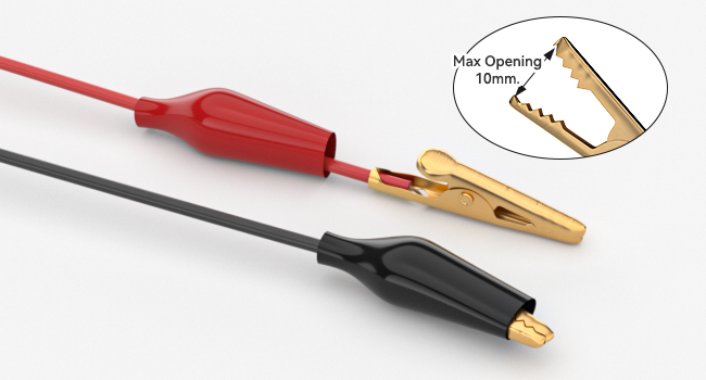 Copper-plated Alligator Clips