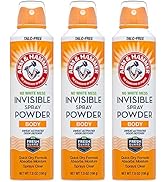 Arm &amp; Hammer Invisible Body Powder Spray, Clear Talc-Free Body Odor &amp; Sweat Control For Men &amp; Wom...