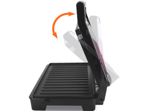 Panini Press Grill, Sandwich Maker Floating hinge adjusts to accommodate any size sandwich