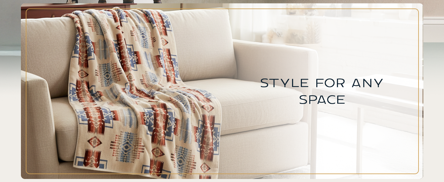 Pendleton Oversized Jacquard Spa Towel, home decor, throw