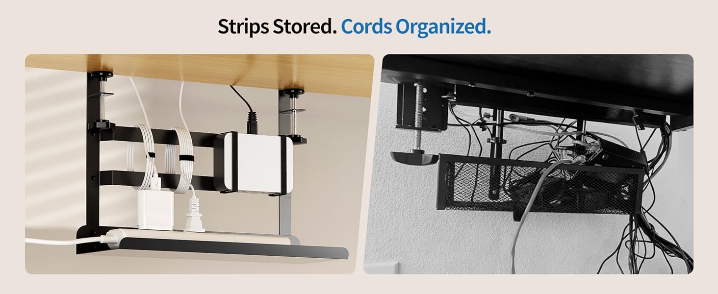 cable management under desk