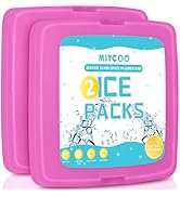 MIYCOO Ice Packs for Lunch Boxes &amp; Lunch Bag - Quick Freeze Ice Pack Space Saving Freezer Packs -...