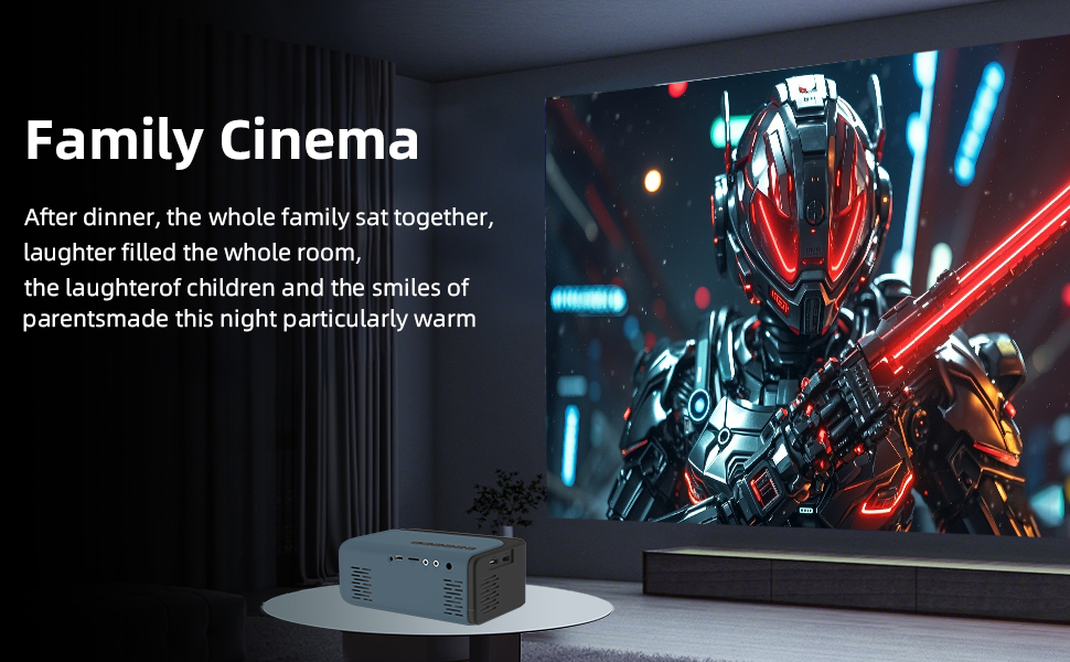 projector;mini projector;portable projector;projector with wifi and bluetooth;projector for bedroom