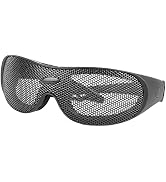 Wind Goggles, Lightweight Good Toughness Multifunctional Breathable Glasses Iron Mesh Pattern for...