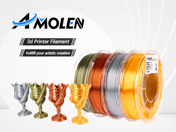 Silk PLA Filament 1.75mm 3D Printer filaments