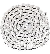 Aikolesa Bike Chain, 8 Speed Bike Chain 1/2" x 3/32" 116 Links Bicycle Chain for Road Mountain Fo...