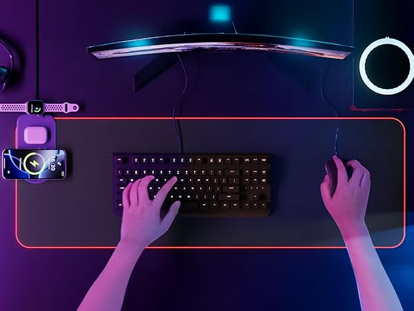 Wireless Charging Mouse Pad