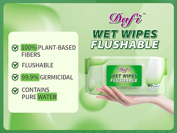 flushable wipes