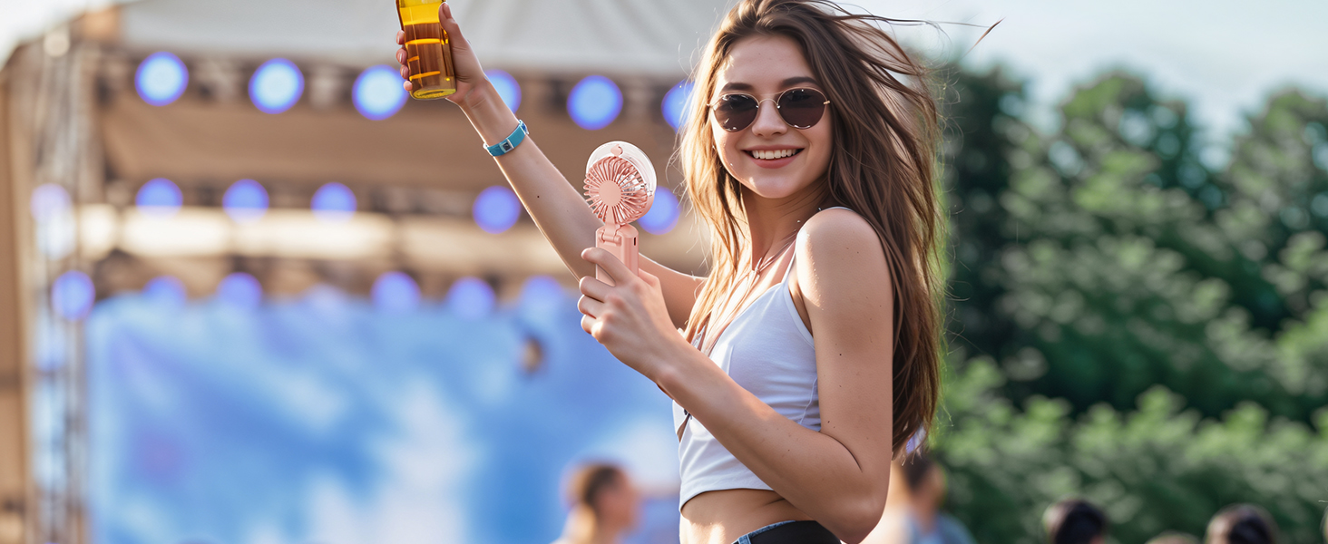 fan with water spray misting fan