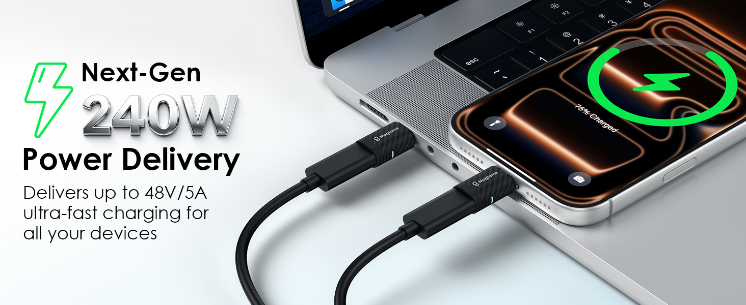 usb-c magnetic 240w adapter