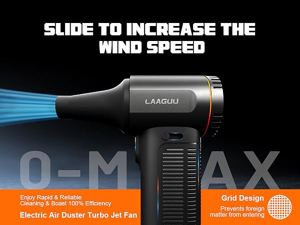 electric compressed air duster for pc mini air blower cordless
