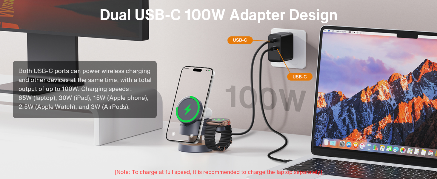 3 in 1 Wireless Charging Station