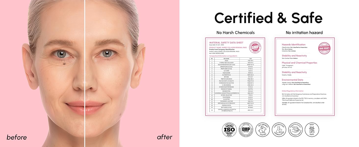 collagen toner pads