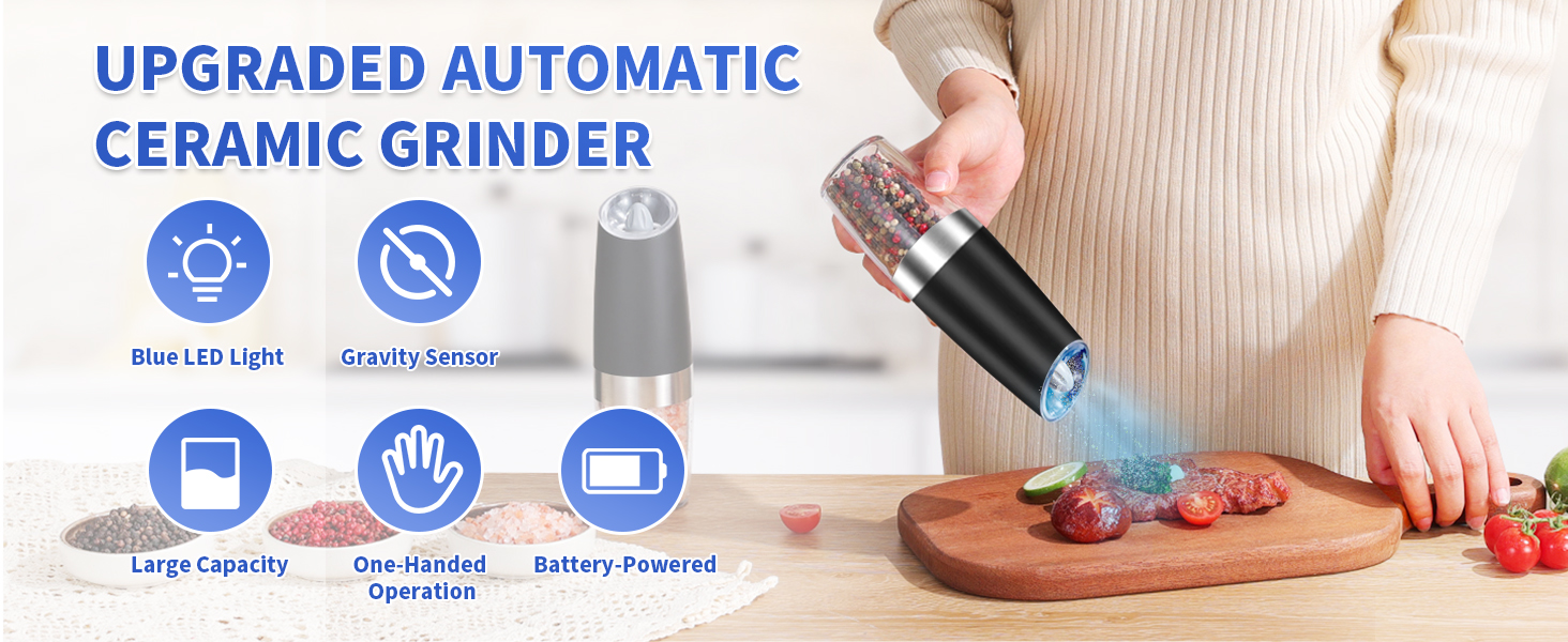 salt and pepper grinder set