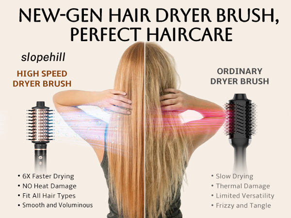 high speed hot air brush