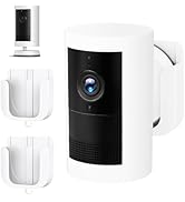 No Drill Wall Mount for Ring Outdoor Cam Plus, Easy Installation with Strong Adhesive Tape or Scr...