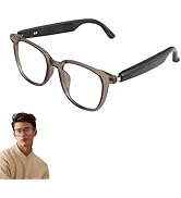 Yeabomy Smart Glasses for Women Men, Bluetooth Glasses with Photochromic Lenses Touch Control Voi...