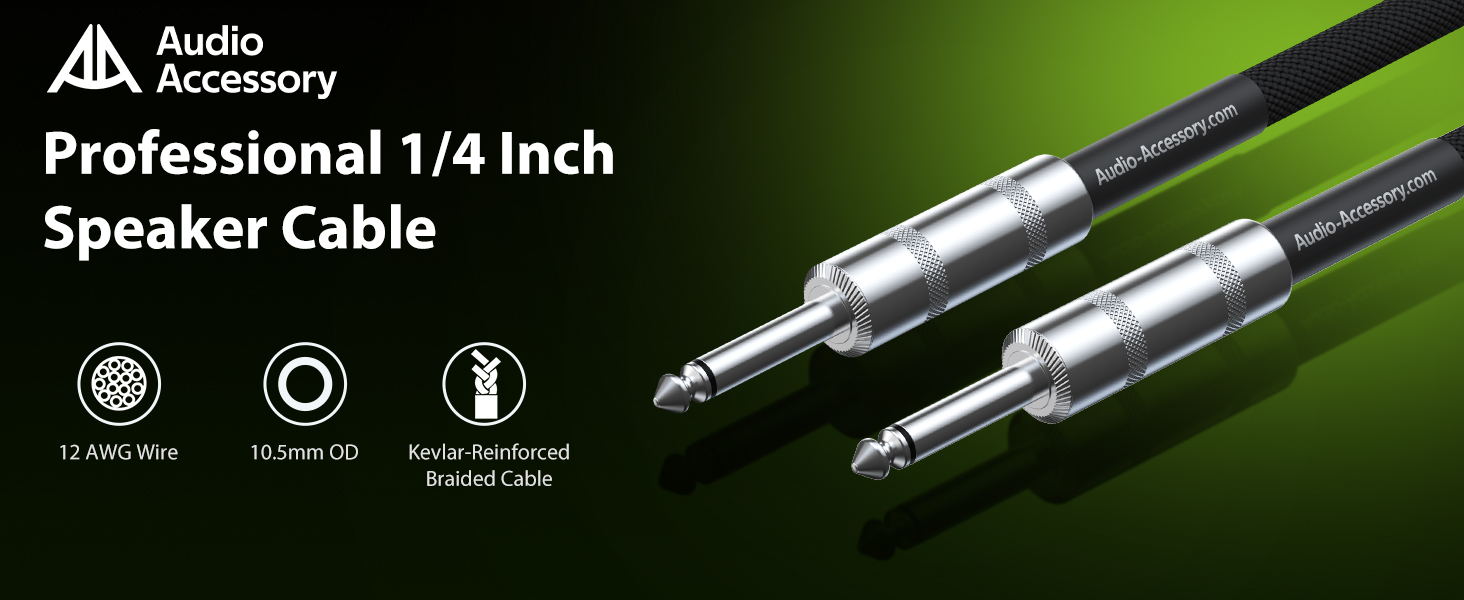 Professional Speaker Cable 1/4 Inch