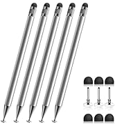 Bopomofo Stylus (5 Pcs), 2-in-1 Stylus Pen for Touchscreen, High Precision and Sensitivity, Suita...