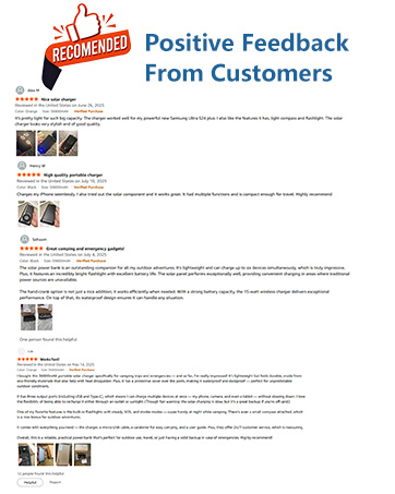 solar charger with cable