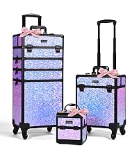 BYOOTIQUE Rolling Makeup Case Cosmetology case on wheels Makeup Artist Nail