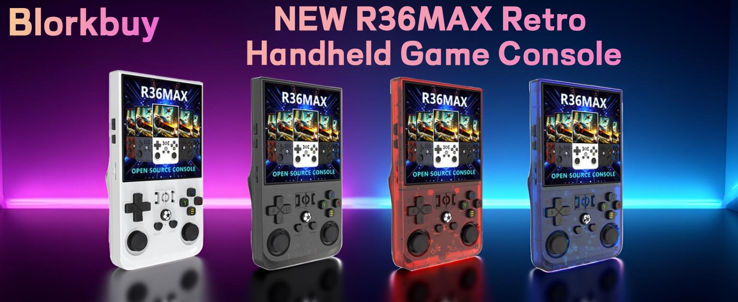 R36MAX Retro Handheld Game Console