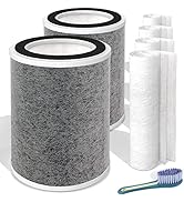 HP201 HP202 Air Purifier Filter Replacement Compatible with Shark HP200 Series &amp; HC502 Air Purifi...