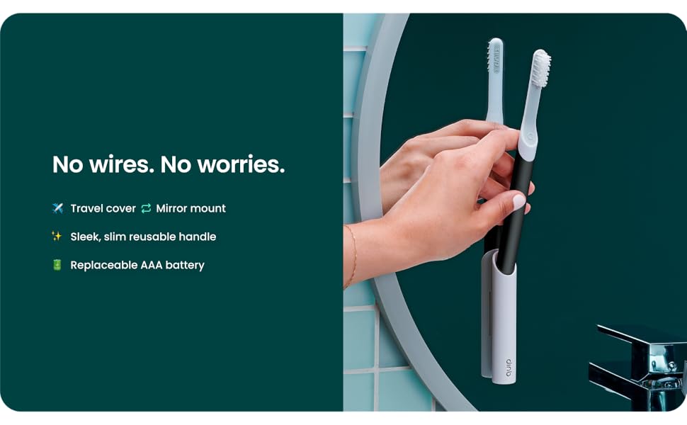 No wires. No worries.