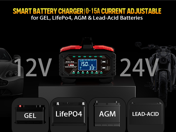 trickle charger for car battery 12v