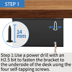 under desk mount for scarlet
