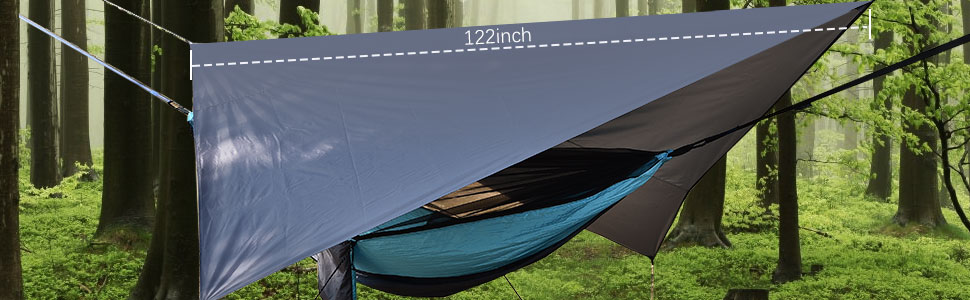 hammock with rain fly