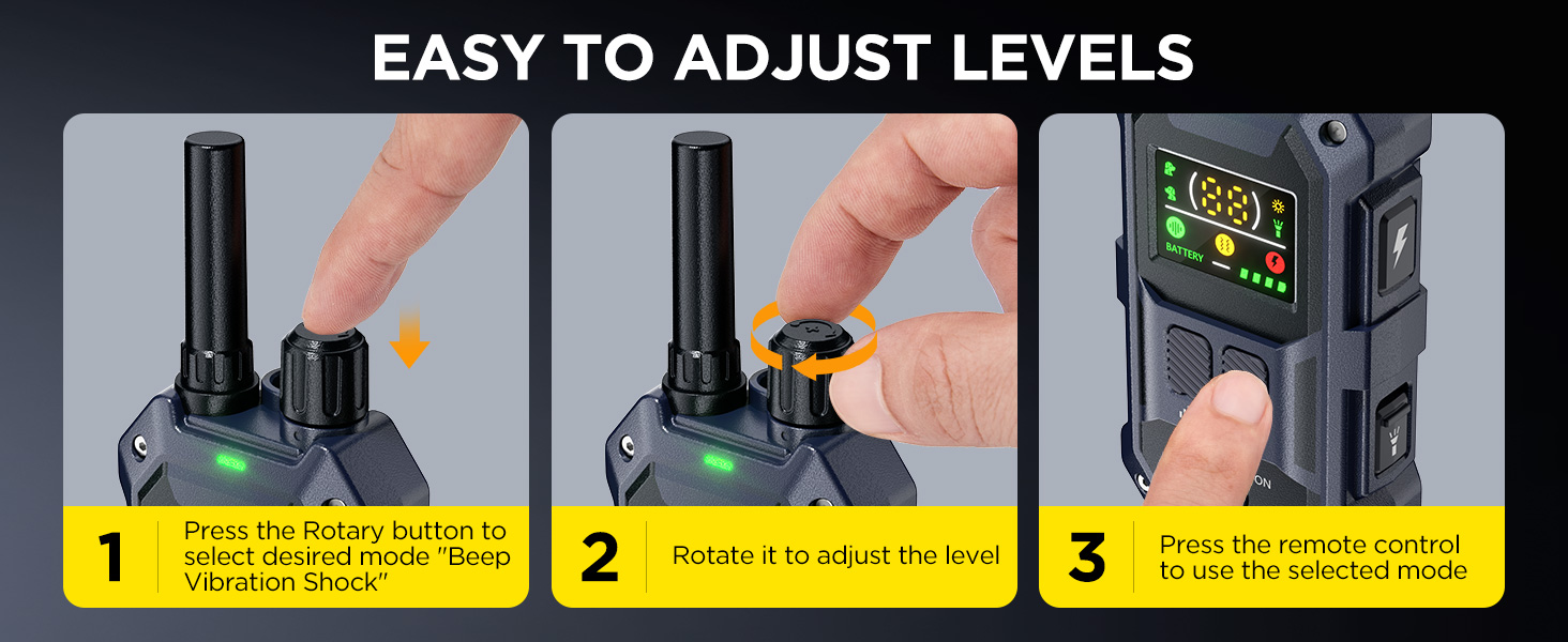 dog shock collar with remote