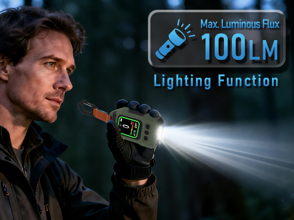 battery co detector with type c charging